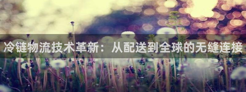 ,优游国际ccm游戏：冷链物流技术革